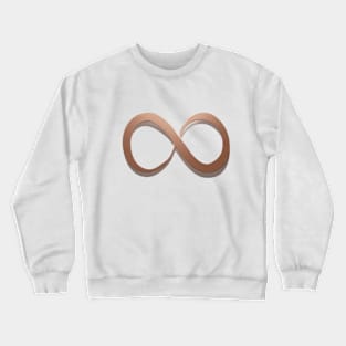 Infinity Rose Gold Shadow Silhouette Anime Style Collection No. 260 Crewneck Sweatshirt
